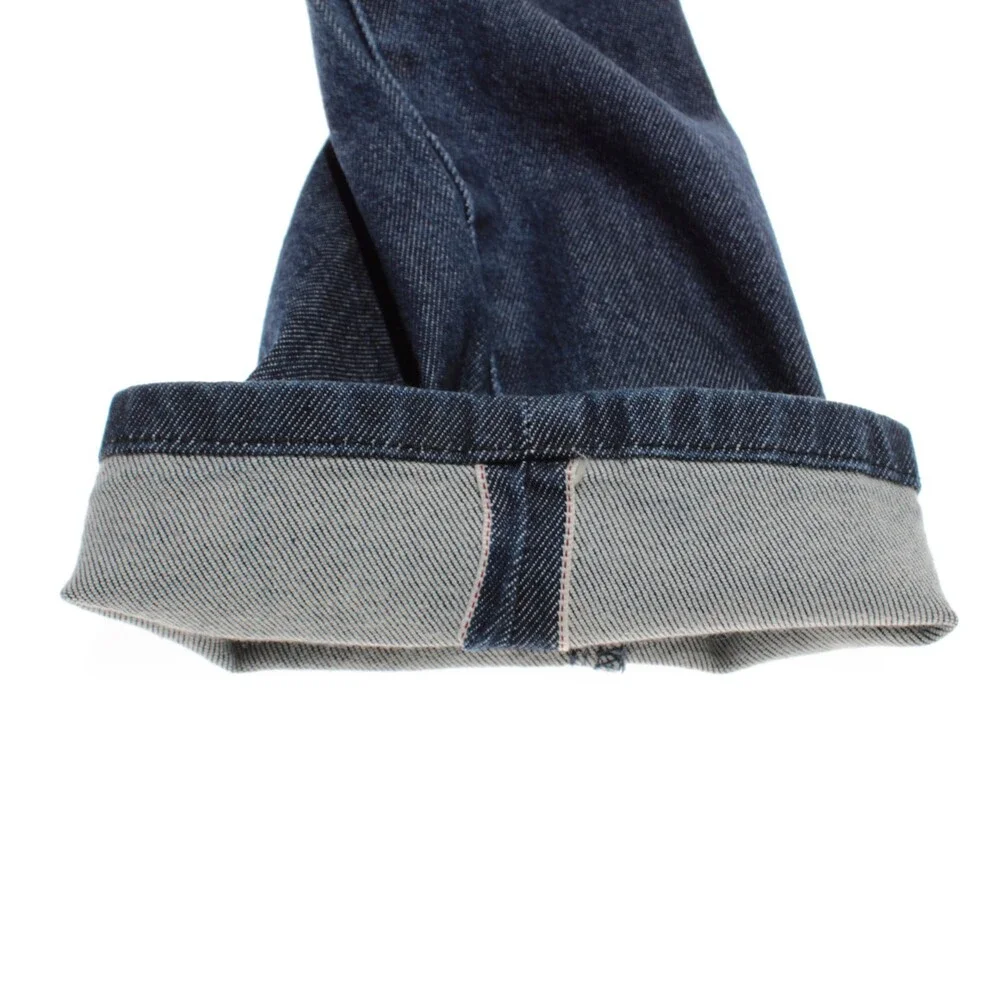 Fidelity NWT Jimmy Slim Straight 5 Pocket Jeans Size 34 US in Blue Cotton Blend